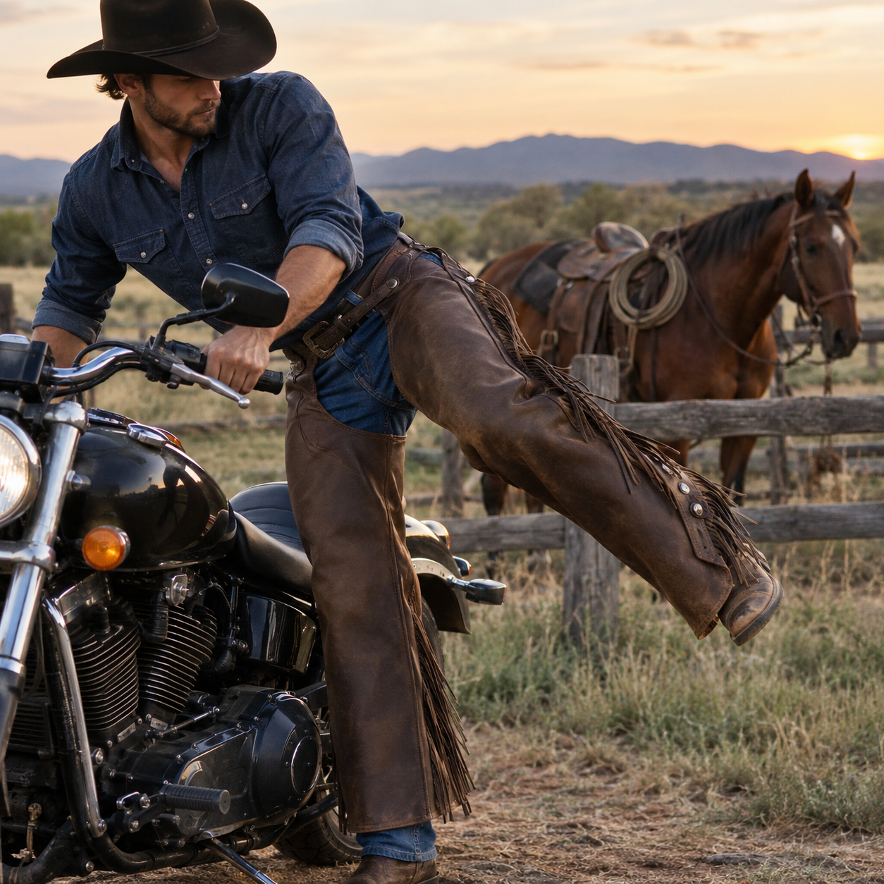 assless leather chaps